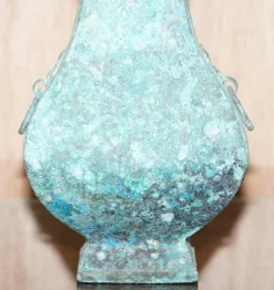 Chinesisches Ritual Weingefäß aus Bronze mit Deckel