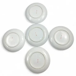 Chinesisches Teeservice mit fünf Tassen und Untertassen, 1900, 10 Set