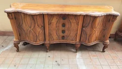 Chippendale Sideboards aus Nussholz, 1940er, 2er Set