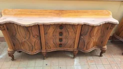 Chippendale Sideboards aus Nussholz, 1940er, 2er Set