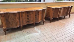 Chippendale Sideboards aus Nussholz, 1940er, 2er Set