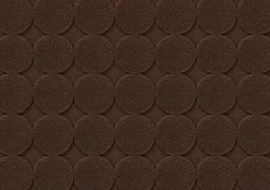 Chocolate Circle Strukturierter Teppich von Marqqa