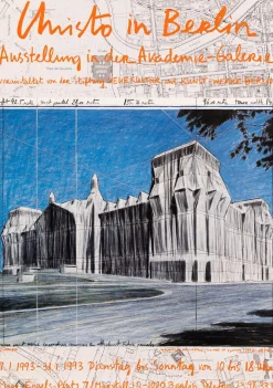 Christo in Berlin 1993 Ausstellungsposter, 1980