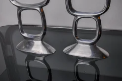 Circle Candlesticks, Matthew Hilton zugeschrieben, England, 1980er, 2er Set