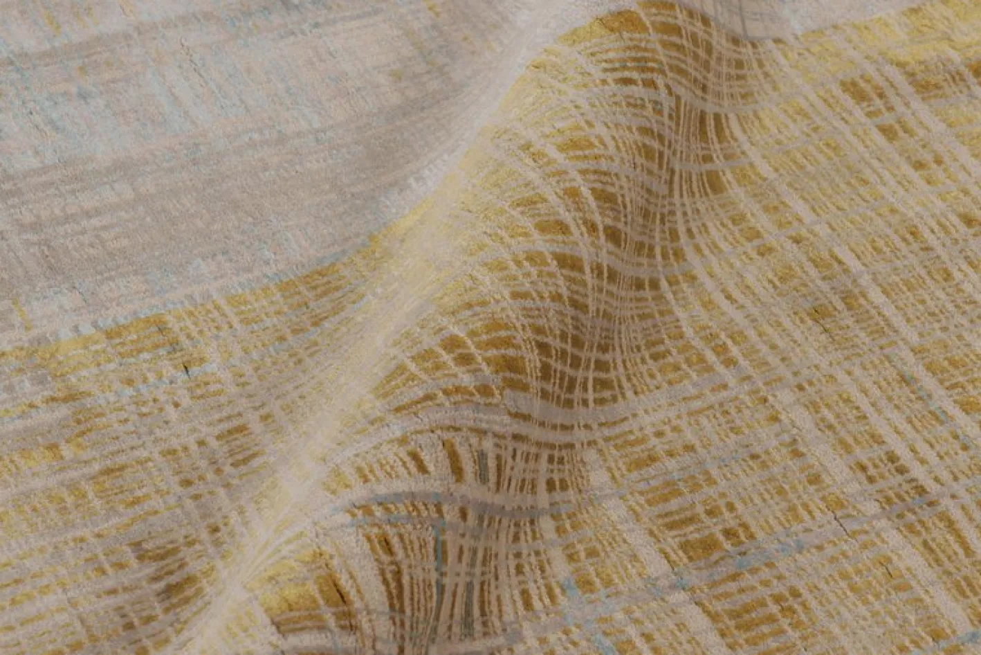 Circle Teppich mit mehrfarbigem abstraktem Muster von Rug&Kilim