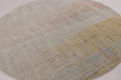 Circle Teppich mit mehrfarbigem abstraktem Muster von Rug&Kilim