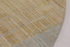 Circle Teppich mit mehrfarbigem abstraktem Muster von Rug&Kilim