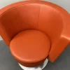 Circo Drehsessel aus rotem Leder von Peter Maly für Cor, 1990er