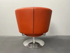Circo Drehsessel aus rotem Leder von Peter Maly für Cor, 1990er