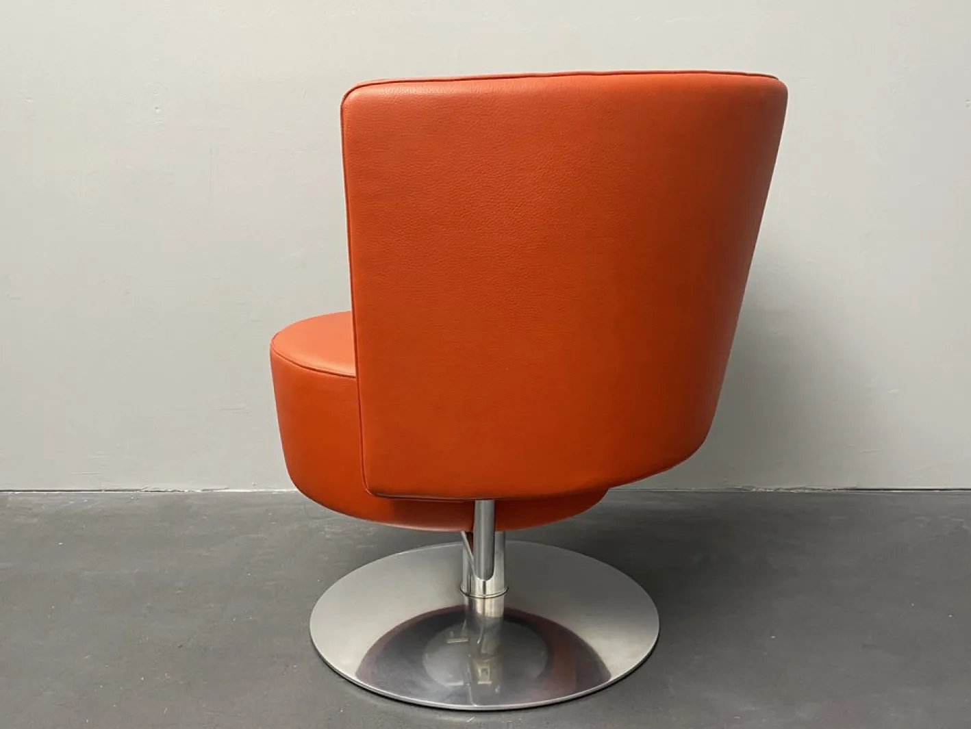 Circo Drehsessel aus rotem Leder von Peter Maly für Cor, 1990er