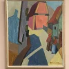 Cityscape, 1953, Öl auf Leinwand, gerahmt