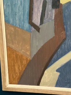 Cityscape, 1953, Öl auf Leinwand, gerahmt