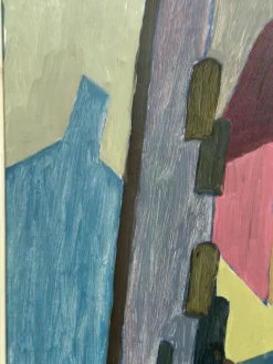 Cityscape, 1953, Öl auf Leinwand, gerahmt