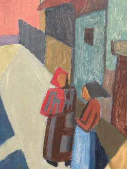 Cityscape, 1953, Öl auf Leinwand, gerahmt