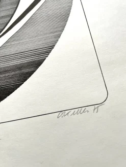 C. Keller, Auge Um Auge, 1975, Print