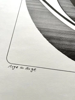 C. Keller, Auge Um Auge, 1975, Print
