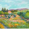 Claude Chevalley, Landscape of the Luberon, 1990er, Lithographie