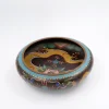 Cloisonné Tasse mit Drachen von Zhengde, 1920er