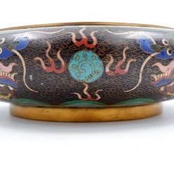 Cloisonné Tasse mit Drachen von Zhengde, 1920er