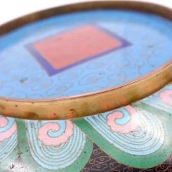 Cloisonné Tasse mit Drachen von Zhengde, 1920er