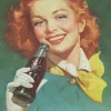 Coca-Cola Tablett, USA, 1950er