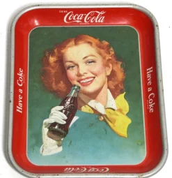 Coca-Cola Tablett, USA, 1950er