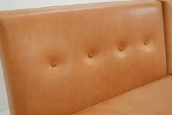 Cognacfarbenes modulares Ledersofa Set von George Nelson für Herman Miller, 1968