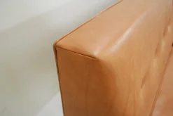 Cognacfarbenes modulares Ledersofa Set von George Nelson für Herman Miller, 1968