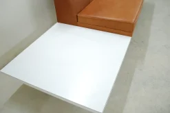 Cognacfarbenes modulares Ledersofa Set von George Nelson für Herman Miller, 1968
