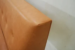 Cognacfarbenes modulares Ledersofa Set von George Nelson für Herman Miller, 1968