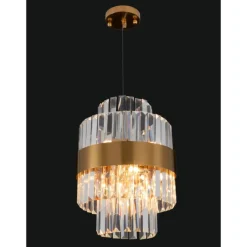 Collection Minerva Wandlampe aus Metall & Kristallglas von Jago