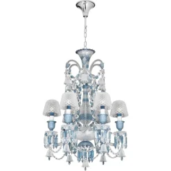 Collection Regina Di Colori Kronleuchter in Hellblau von Jago
