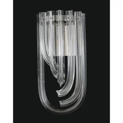 Collection Venere Tischlampe aus Metall & Kristallglas von Jago