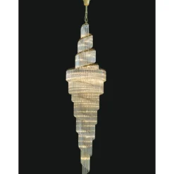 Collection Venere Tischlampe aus Metall & Kristallglas von Jago