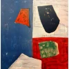 Colorful Abstract Composition - Lithografie 1958