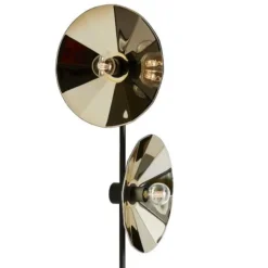 Cometa Stehlampe in Gold Fractale von Radar
