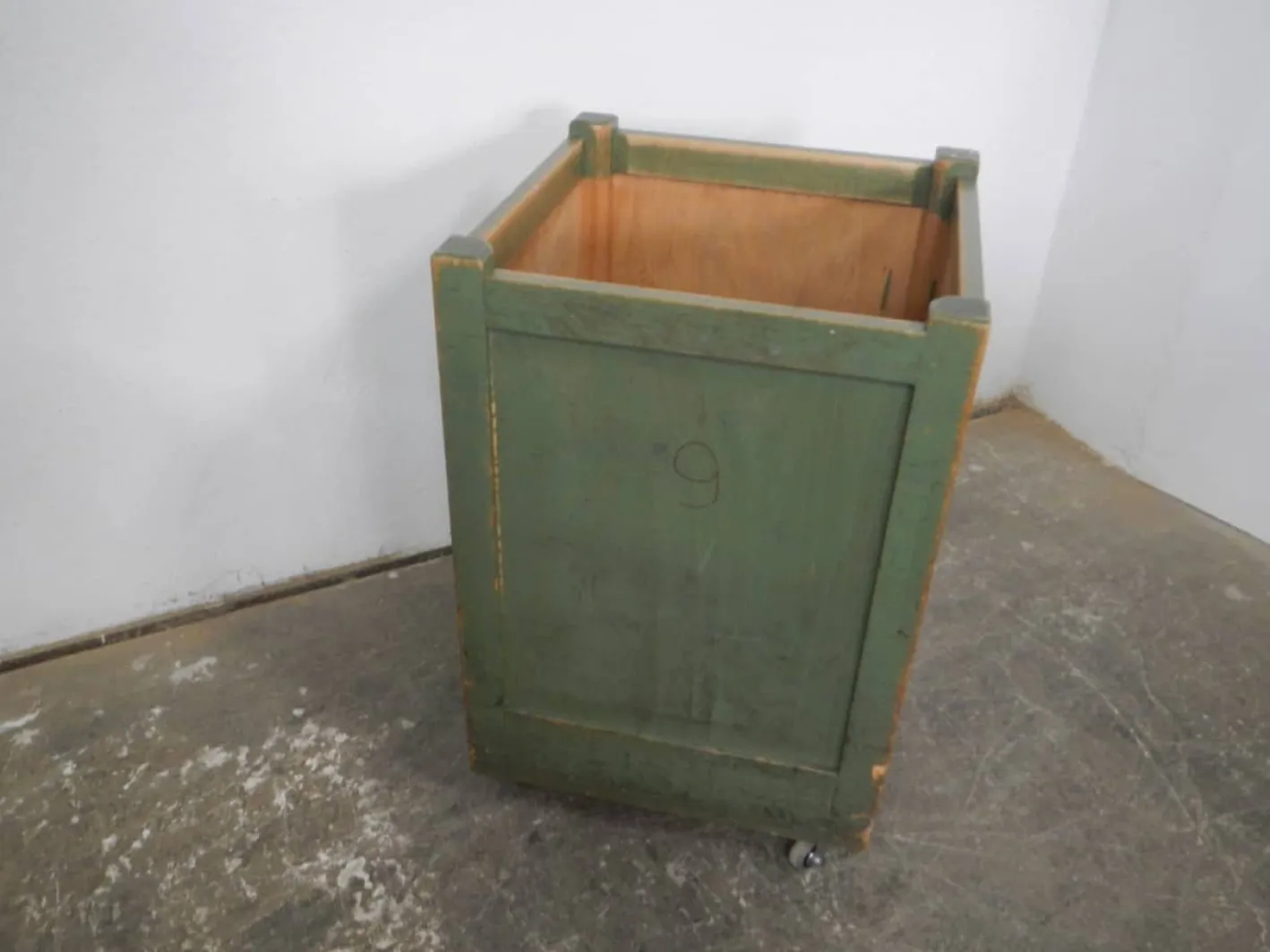 Container Box mit Rädern, 1960