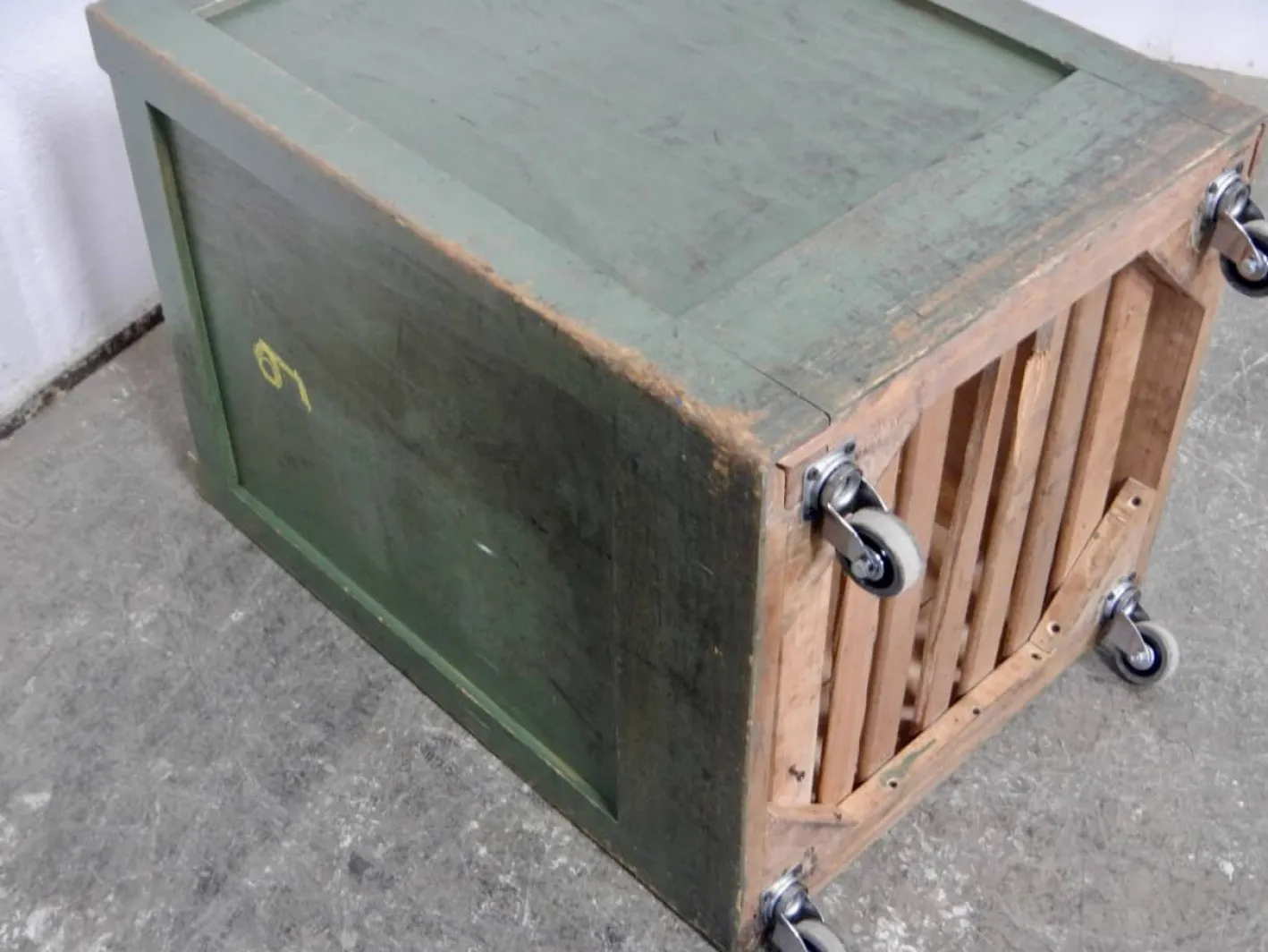 Container Box mit Rädern, 1960