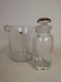 Cooler Shaker Set von Nils Landberg für Orrefors, Schweden, 1950er