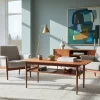 Couchtisch aus Teak mit Ablage von KT Møbler, 1960er