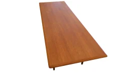 Couchtisch aus Teak mit Ablage von KT Møbler, 1960er