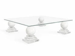 Couchtisch mit Marmorkugeln von Roche Bobois, 1980er