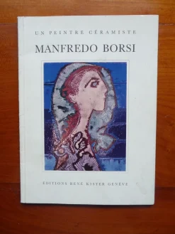 Couple à l'enfant Lithografie von Manfredo Borsi, 1950er