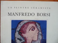 Couple à l'enfant Lithografie von Manfredo Borsi, 1950er
