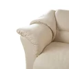 Cremefarbenes Oslo Vier-Sitzer Ledersofa in Eierschalen-Optik von Stressless
