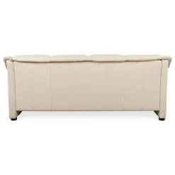 Cremefarbenes Oslo Vier-Sitzer Ledersofa in Eierschalen-Optik von Stressless
