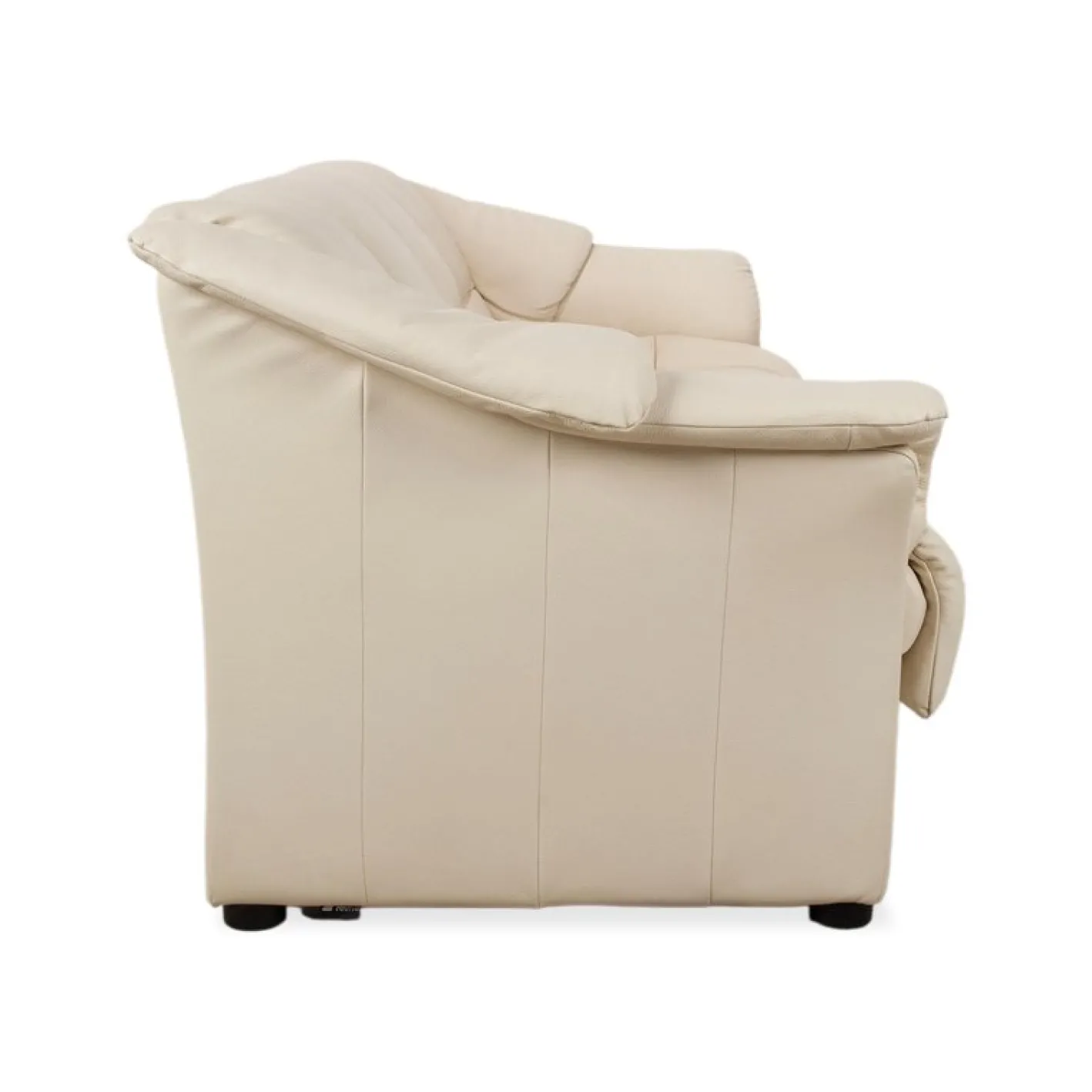 Cremefarbenes Oslo Vier-Sitzer Ledersofa in Eierschalen-Optik von Stressless