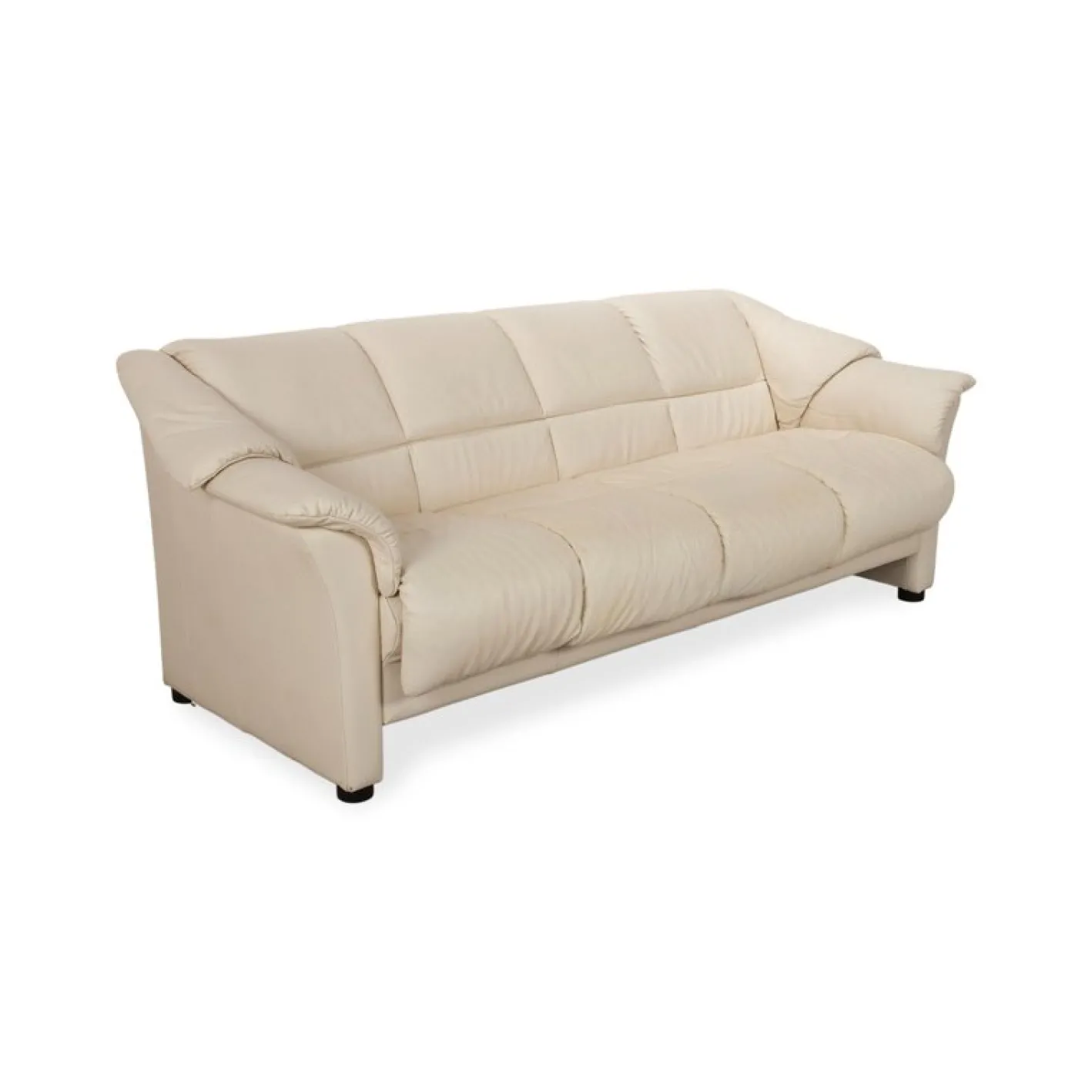 Cremefarbenes Oslo Vier-Sitzer Ledersofa in Eierschalen-Optik von Stressless
