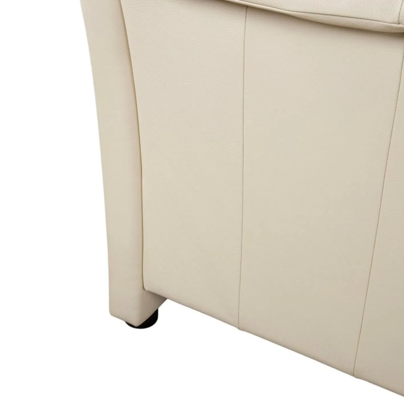 Cremefarbenes Oslo Vier-Sitzer Ledersofa in Eierschalen-Optik von Stressless