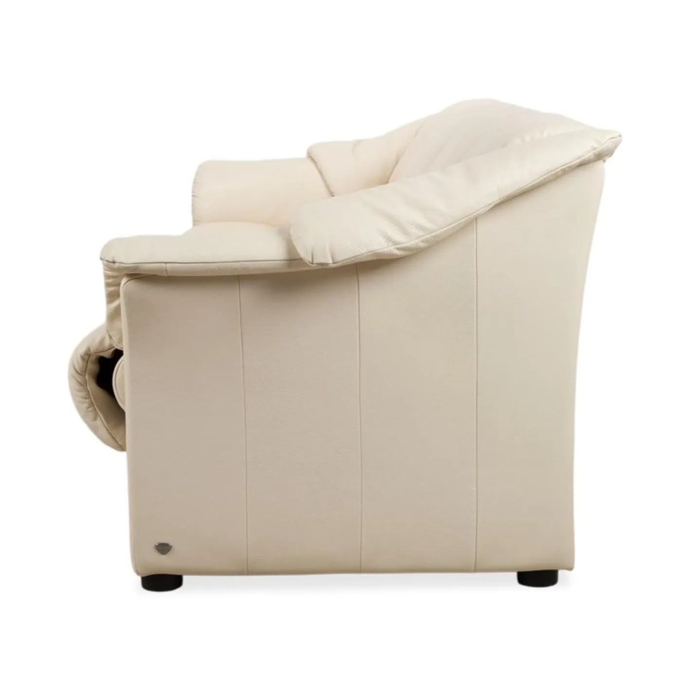 Cremefarbenes Oslo Vier-Sitzer Ledersofa in Eierschalen-Optik von Stressless